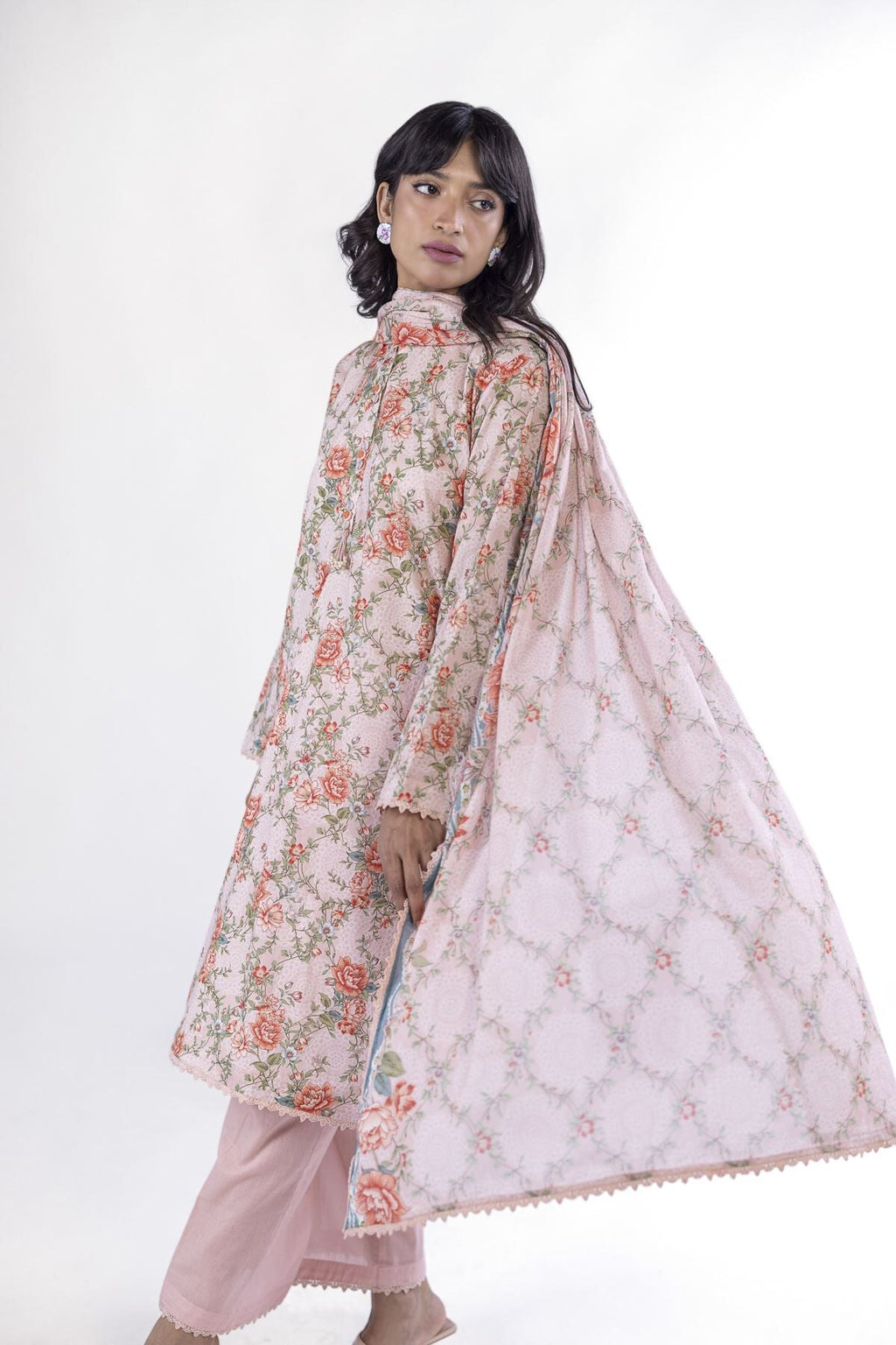 KHADDI -  Fabrics 3 Piece