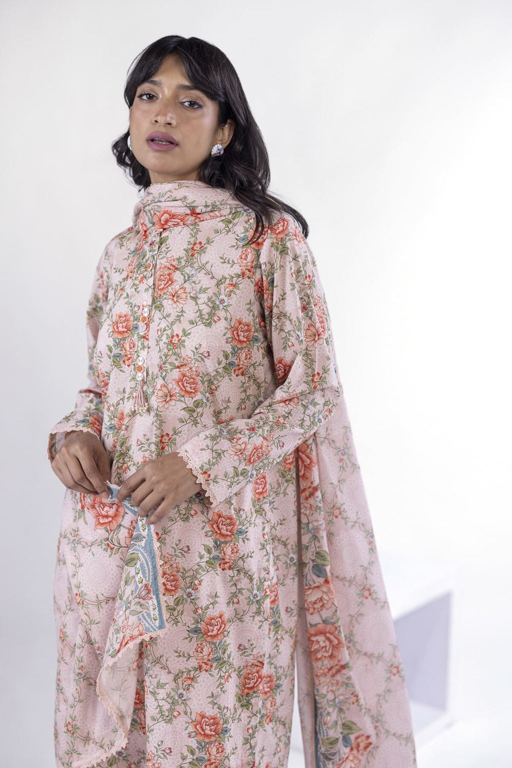 KHADDI -  Fabrics 3 Piece