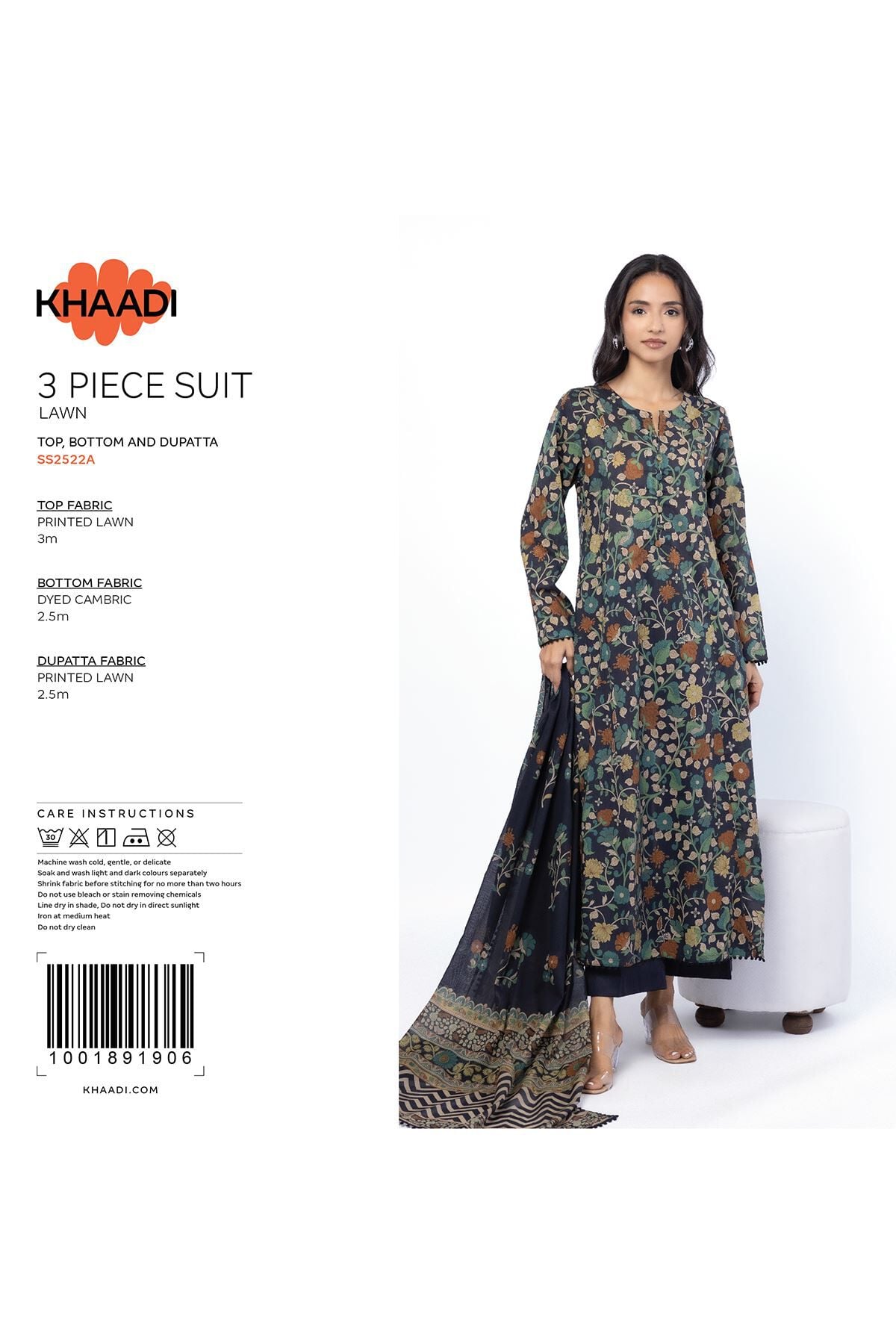 KHAADI - Fabrics 3 Piece