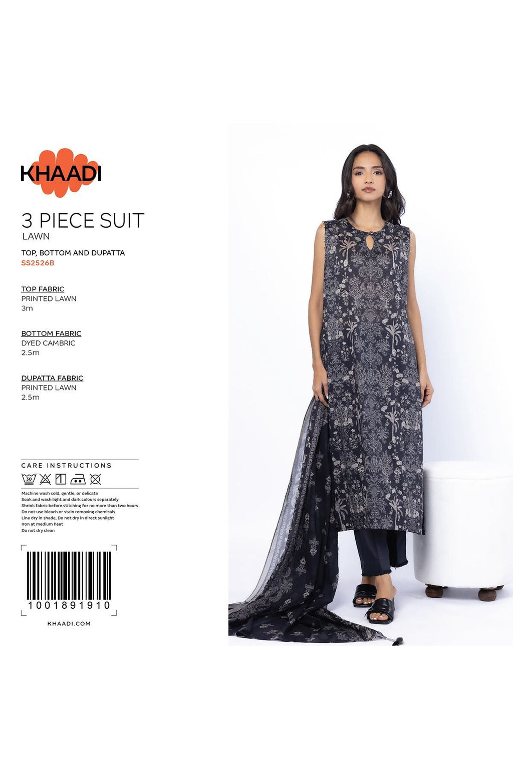 KHADDI - Fabrics 3 Piece